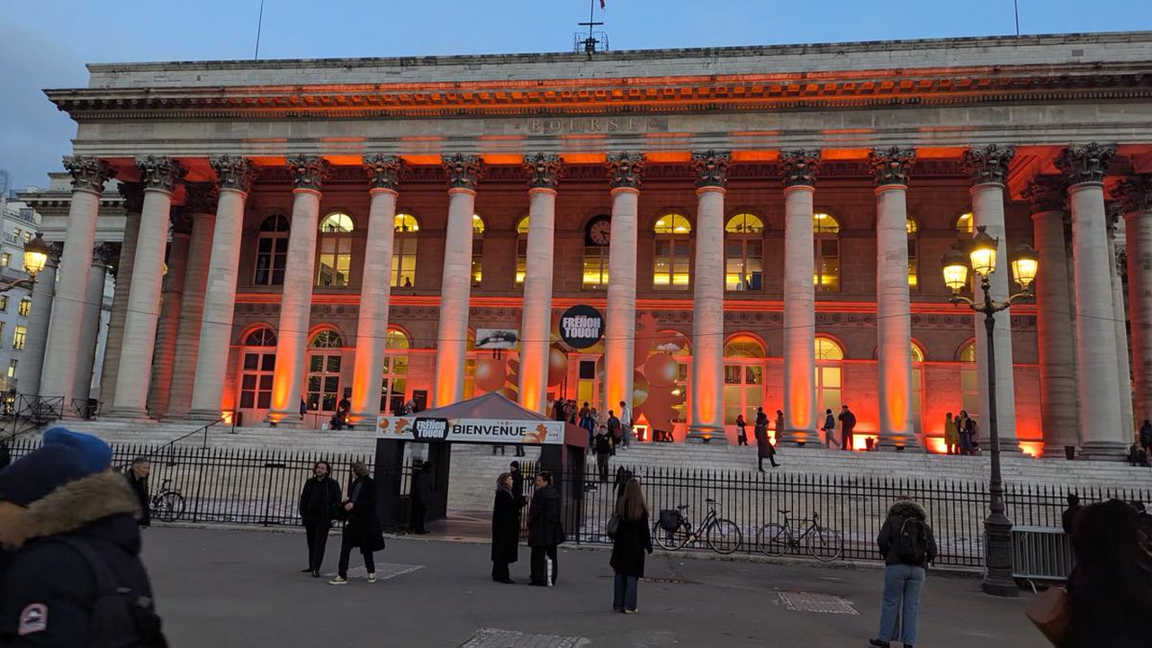 The Inevitable team at Palais Brongniart for the Creative Business Cup finals